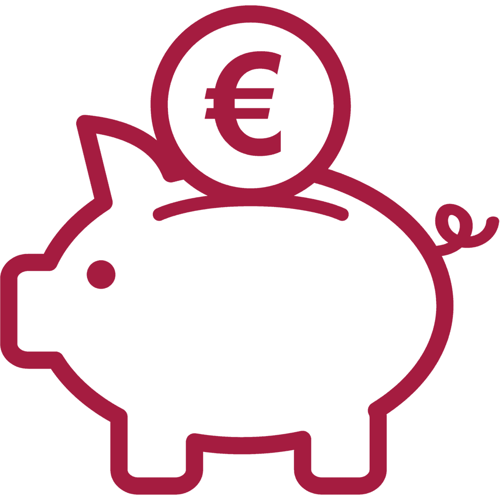 Null Euro schwein icon