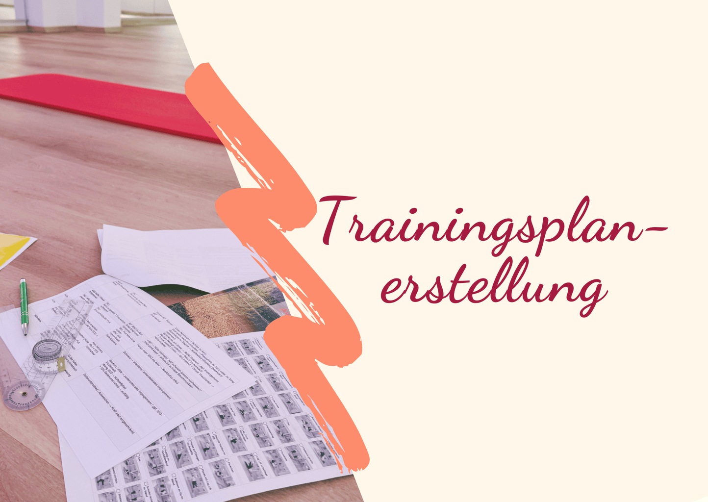 Beitragsbild therapeutisches Pilates Trainingsplanerstellung